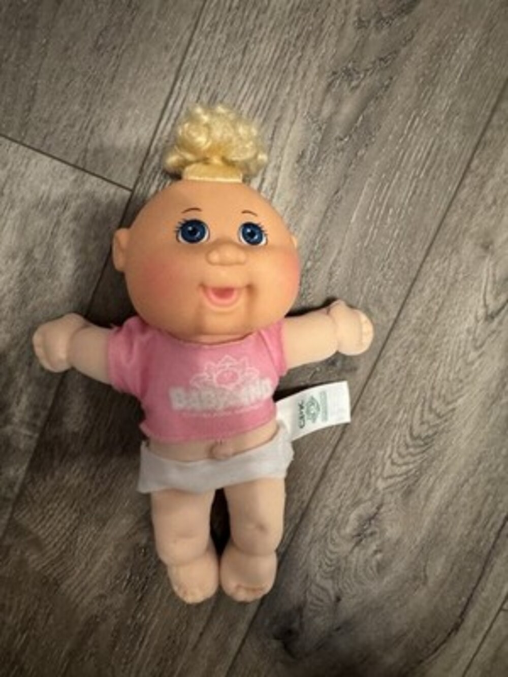 Cabbage Patch Kids BabyLand 10 in Soft Body Play Doll Blonde Curly Hair 2015